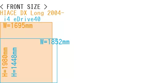#HIACE DX Long 2004- +  i4 eDrive40